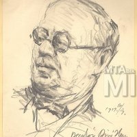 Szentgyörgyvári Gyenes Lajos (?): Beckói Bíró Henrik műgyűjtő portréja