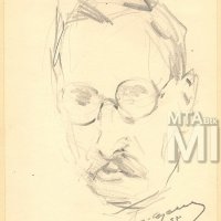 Szentgyörgyvári Gyenes Lajos: Frank Frigyes festő portréja
