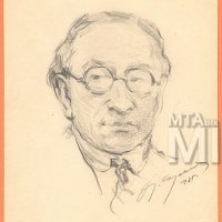 Szentgyörgyvári Gyenes Lajos: Perlrott Csaba Vilmos festő portréja