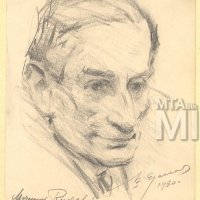 Szentgyörgyvári Gyenes Lajos: Merényi Rudolf festő portréja