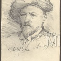 Szentgyörgyvári Gyenes Lajos: Balló Ede festő portréja