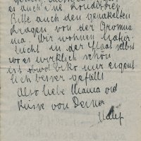 Dénes Valéria levele édesanyjához