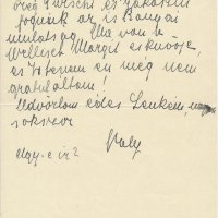 Dénes Valéria levele Lenkéhez
