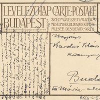 Réti István képeslapja Kardos Klárának (hátlap)