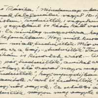 Réti István képeslapja Kardos Klárának (előlap)
