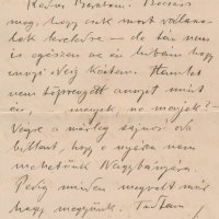 Csók István levele Thorma Jánosnak