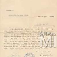 Demeczkyné Wolf Irma felvétele a Magyar Képzőművészek Egyesületébe