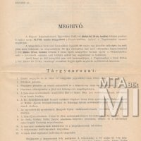 Meghívó a Magyar Képzőművészek Egyesülete XLVIII. közgyűlésére