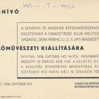 Meghívó a Lengyel és a Magyar Képzőművésznők Egyesületének közös kiállítására